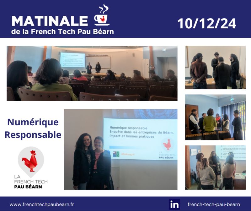Matinale de la French Tech Pau Béarn - Numérique responsable